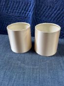 2 X Laminated Sconce Shades