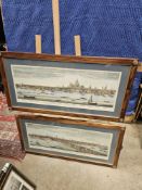 A Set Of 2 Prints Samuel Buck, British (1696 - 1779) Nathaniel Buck, British (C. 1724 - After