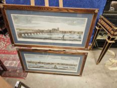 A Set Of 2 Prints Samuel Buck, British (1696 - 1779) Nathaniel Buck, British (C. 1724 - After