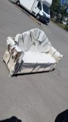 Bramblecrest Lutyens Bench -Damaged at bottom Set No. B328 (Location 105 - BAY 66-C)