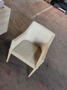 Bramblecrest Monterey Vogue Armchair - Sandstone -Missing Cushions & Damaged Weave Set No. B457 (