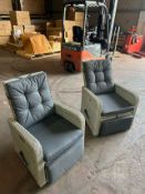 Bramblecrest Kingscote Hi-Back Recliner Armchair - Cloud x2 -Scuffs & Marks Set No. B199 (Location