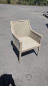 Bramblecrest Monterey Vogue Armchair - Sandstone -No Cushions Set No. B322 (Location 105 - BAY 66-