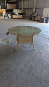 Bramblecrest Tetbury 135cm Round Table - Nutmeg - Set No. B314 (Location 105 - BAY 68-C)