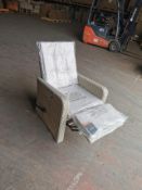 Bramblecrest Kingscote Hi-Back Recliner Armchair - Nutmeg -Marks/Scuffs Set No. B261 (Location 105 -