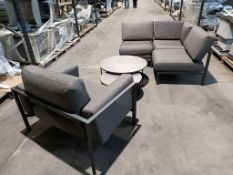 Bramblecrest Brisbane Small Modular Sofa with Sofa Chair and Duo Coffee Tables - Set No. A287 (