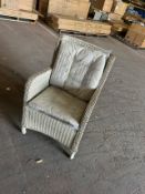 Bramblecrest Chedworth Hi-Back Armchair - Sandstone -Front leg slightly bent Set No. B313 (