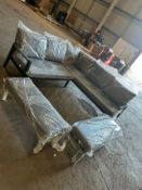 Bramblecrest Geneva Square Modular Sofa with 2 Benches -Minor Scratches and Scuffs Set No. B300 (