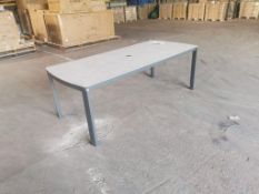 Bramblecrest Antibes 220 x 100cm Rectangle Dining Table -Miss Threaded Set No. B278 (Location