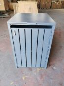 Bramblecrest Anthracite Wheelie Bin Storage -Missing Screw + Scratches Set No. B281 (Location