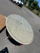 Bramblecrest Somerford 220cm Oval Table -Marked Set No. B325 (Location 105 - BAY 67-B)