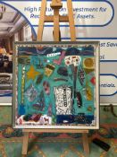 Ken Spooner (British, b.1942) “Earth Warrior” mixed media and assemblage style The piece exudes a se
