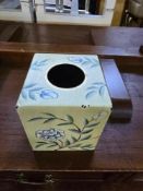 14 x Master painters in Rajasthan metal Tissue Box Cover box cover slips over a paper tissue box an