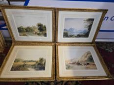 A set 4 x Landscapes after Peter de Wint (1784-1849) framed and glazed 60 x 52cm Ref 032