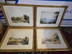 A set 4 x Landscapes after Peter de Wint (1784-1849) framed and glazed 60 x 52cm Ref 033