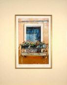 Venice Window - Jeremy Sanders (British, b.1969 ) Limited Edition No 48/250 - Mounted 31 x 40cm