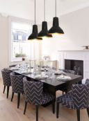 Unefol Black Pendant 32.5cm a classic industrial high-bay light that combines a vintage feel with