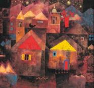 Nocturne Frank Taylor (British, b.1946) Signed Limited Edition 195/850 - Mounted 56 x 56cm