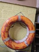 Perrybuoy life ring tough, durable orange polyethylene outer shell Ref 237