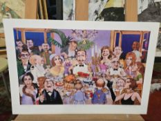 The Captains Table - Charles Bragg American (1931-2017) artist proof Limited Edition 56 x 58cm