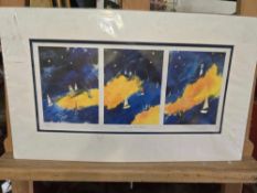 Sailing By The Stars - Jo Bowen (British, b.1974) Limited Edition 99/600 - Mounted 55 x 33cm