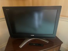 A Toshiba Regza 32 inch 720p HD LCD Television. ( Loc Lady Kennard /7 )