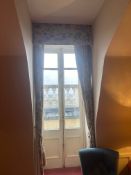 Window Drapes – Pair of Fully-Dressed Curtains with Pelmet and Decorative Tie-Backs A pair of