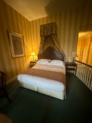 Regency Style Wooden Half-Tester Bed with Vispring Superking Mattress A Regency style traditional
