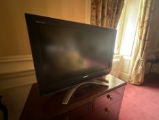 A modern Toshiba REGZA LCD Colour Television, Model No. 32C3030D ( Loc Room 14 )