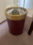 Hornsea ‘Cinnamon’ Waste Bin with Contrasting Rim A cylindrical, utilitarian waste bin from