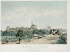 Windsor Castle from the Windsor Terminus of the South Western Railway and Agricultural Show 1851