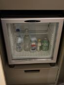 Dometic glass door mini refrigerator model MB20-60 ( Location John Clode Suite )