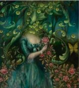 Demeter framed print Regina Argentin United States 68 x 68cm (Location Leaf Restaurant )