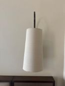 A pair of Porta Romana Willow Wall Lights bronzed Steel and brass with decorative finish (