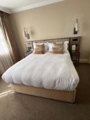 Divan split twin bed set Top Brass spring mattress 160 x 200cm ( Location 314)