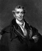 Portrait Print of the Duke of Wellington (1769-1852) after Sir Thomas Lawrence glazed and framed