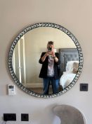 Vaughan Mountjoy Mirror Typical of an 18th century Irish mirror, the applied detailing around the