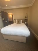 Divan bed set Top Brass spring mattress 120 x 200cm ( Location 317)