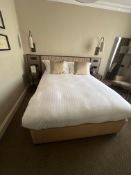 Divan bed set Top Brass spring mattress 180 x 200cm ( Location 313)