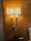 A Pair of Wall Sconces – Ruhlmann Double Sconce by Chapman & Myers in Polished Nickel without Shade