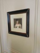 A finely mounted and glazed print depicting Elizabeth Mary Grosvenor (née Leveson-Gower), later