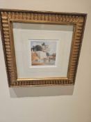 Landscape Print – Cattle Watering by a Bridge by John Sell Cotman (1782–1842), A framed and glazed