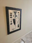 Framed Print – Formspiel, c.1948 (After Max Ackermann) A decorative reproduction of Formspiel,