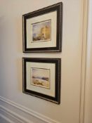2 x Framed Turner Prints – Ullswater & Carisbrooke Castle A matched pair of Romantic landscape