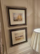 2 x Framed Turner Prints A pair of romantic landscape prints reproducing watercolours by J.M.W.