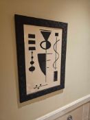 Framed Print – Formspiel, c.1948 (After Max Ackermann) A decorative reproduction of Formspiel,