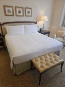 Bed Set – Zip and Link Superking Sealy Hospitality Mattress, Headboard and Upholstered Divan Base