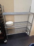 Static storage rack 3 tier 120 x 40 x 154cm [Loc Kitchen]