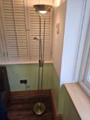 Rome Chrome Mother & Child Floor Reading Lamp 180cm