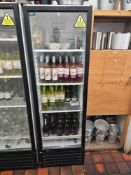 LEC DR418 Single-Door Display Refrigerator – 418L Capacity, Hinged Door, Internal Illumination